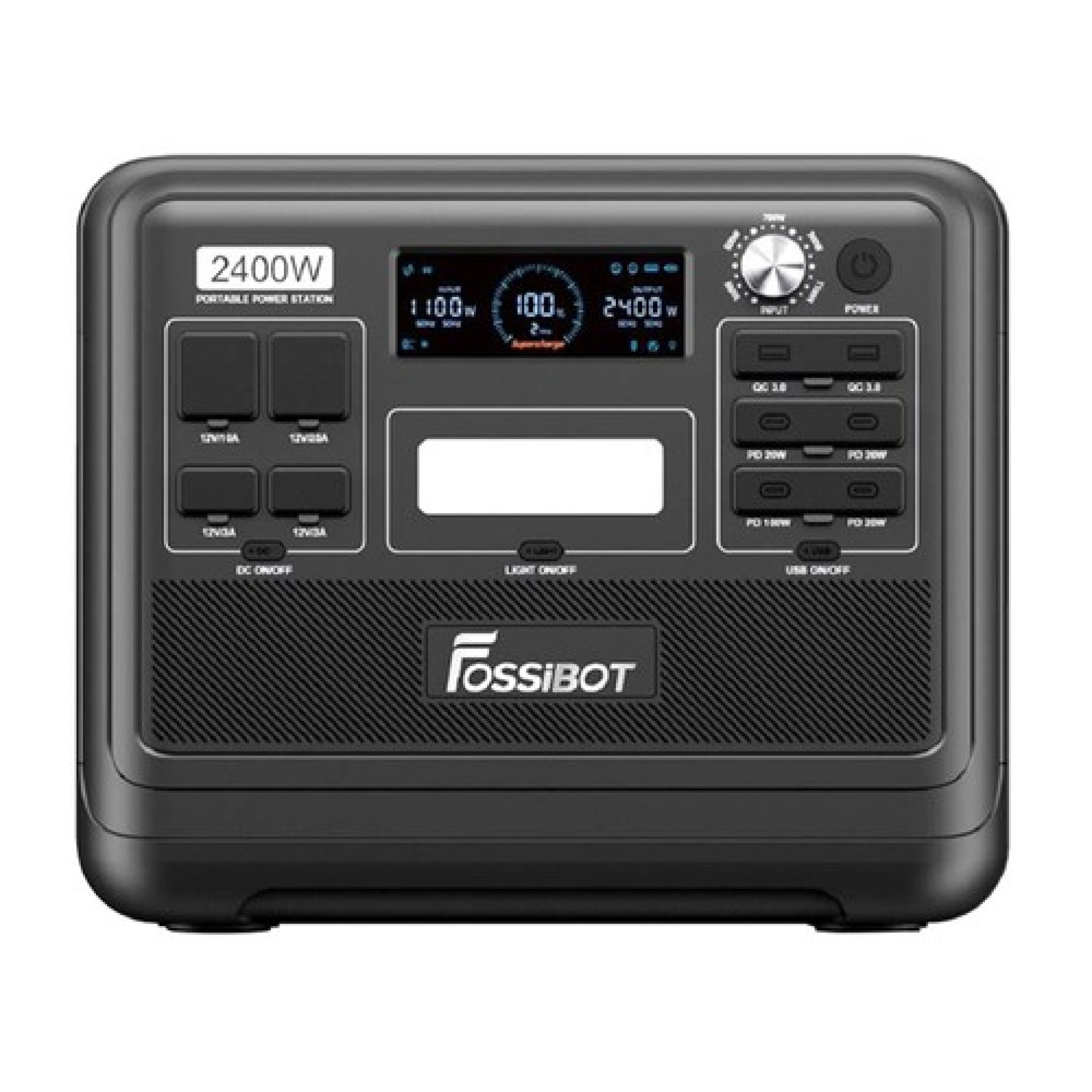 FOSSiBOT Portable Power Station - Black